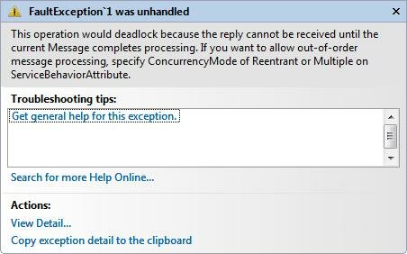 Concurrent Exception