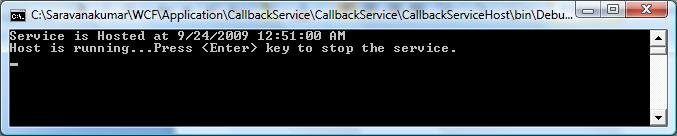 Host running