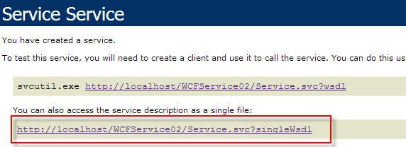 Single WSDL